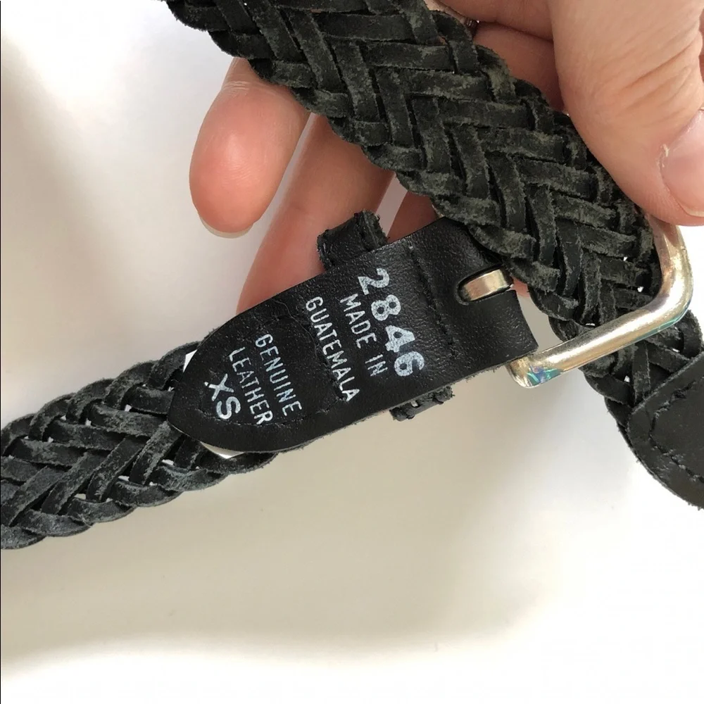 Leather belt